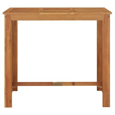 vidaXL Ogrodowy stolik barowy, 120x60x105 cm, lite drewno akacjowe
