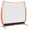vidaXL Siatka treningowa do baseballu Czarny 250 x 106,5 x 210 cm