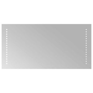 vidaXL Lustro łazienkowe LED przezroczysty 60 x 30 cm szkło hartowane
