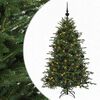 vidaXL Sztuczna choinka z bombką 120 cm 150 LED Ciepła biel