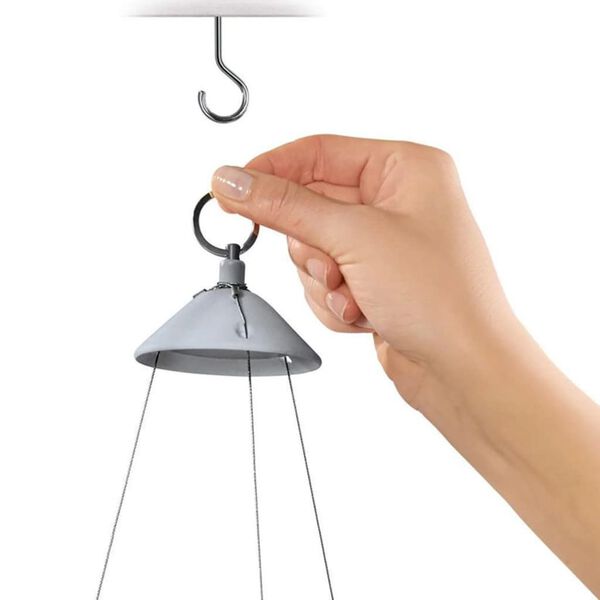 LECHUZA Doniczka wisząca NIDO Cottage 28 ALL-IN-ONE, biała