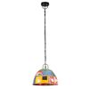 vidaXL Industrialna lampa wisząca, 25 W, kolorowa, okrągła, 31 cm, E27
