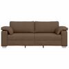 vidaXL Sofa Brązowy 219 x 77 x 82 cm tkanina