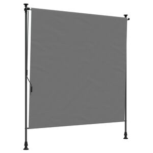 vidaXL Zewnętrzna Roleta Rolkowa jasnoszary 100 x 270 cm
