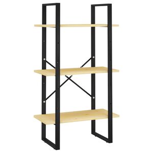 vidaXL Regał, 60x30x105 cm, lite drewno sosnowe