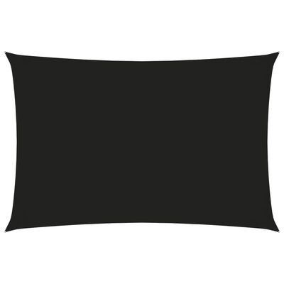 vidaXL Prostokątny żagiel ogrodowy, tkanina Oxford, 2x4,5 m, czarny