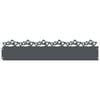 vidaXL Obrzeża trawnikowe 30 szt. 103 x 0,05 x 22 cm Stal Antracyt