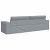 vidaXL Sofa Bed Jasnoszary 245 x 78 x 77 cm Aksamit