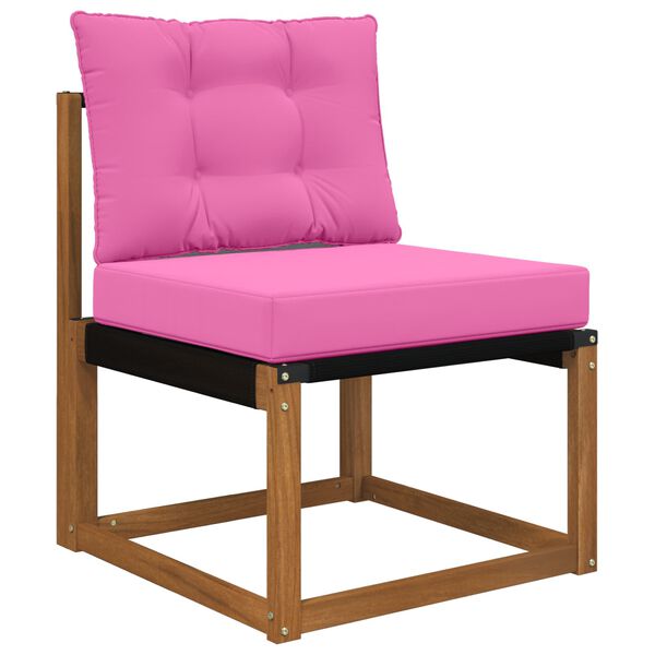 vidaXL Poduszka do sofy na zewnątrz 2 pcs R&oacute;żowy Poliester