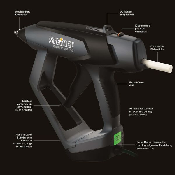 Steinel Pistolet do kleju GluePRO 400 LCD