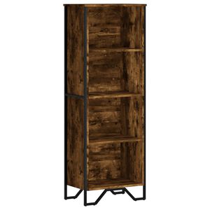 vidaXL Regał, przydymiony dąb, 50x31x137,5 cm, materiał drewnopochodny