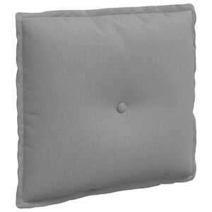 vidaXL Poduszka na plecy Jasnoszary 50 x 19 x 45 cm tkanina