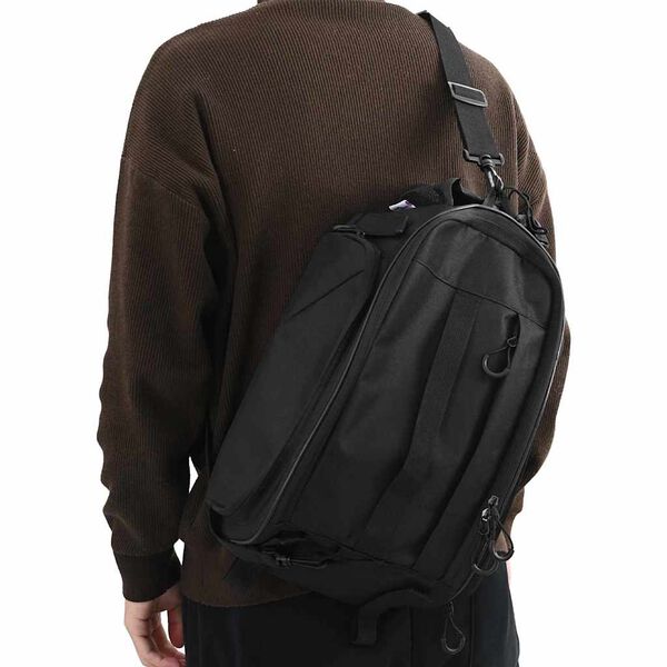 vidaXL Torba rowerowa Czarny 38 x 21 x 16 cm Poliester