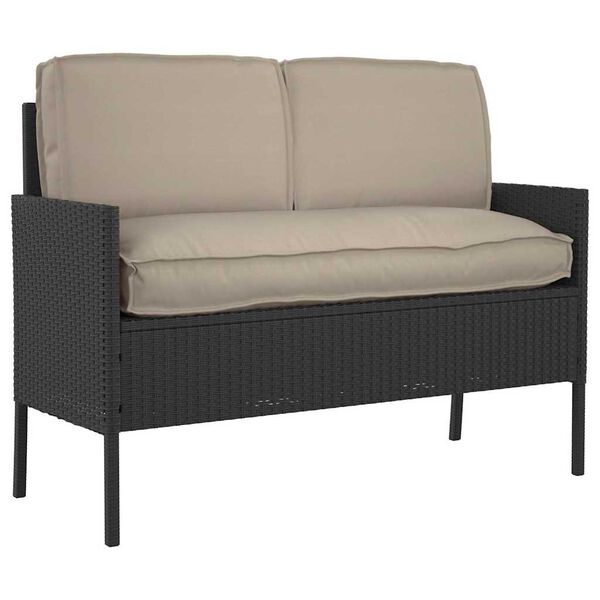 vidaXL Zestaw poduszek 3 pcs Ciemnoszary Materiał Oxford