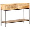 vidaXL Stolik konsola, 100 x 35 x 76 cm, lite drewno mango