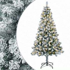 vidaXL Sztuczna choinka z zawiasami 120 cm 150 LED Ciepła biel