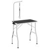 vidaXL Stół groomerski ze smyczą, regulowany