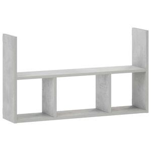 vidaXL P&oacute;łka ścienna Betonowy szary 78.5 x 17 x 45 cm