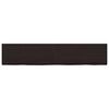 vidaXL Półka, ciemnobrązowa, 200x40x(2-6) cm, wykończone drewno dębowe