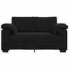 vidaXL Sofa dwuosobowa czarna 160x77x82 cm aksamitna