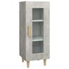 vidaXL Szafka, szarość betonu, 34,5x34x90 cm, materiał drewnopochodny