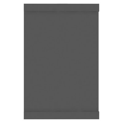 vidaXL Półki ścienne kostki, 6 szt., szare, 60x15x23 cm