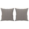 vidaXL 2-cz. komplet wypoczynkowy z poduszkami, taupe, tkanina