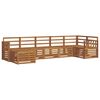 vidaXL Zestawy sof 7 pcs Naturalny Lite Drewno Akacji