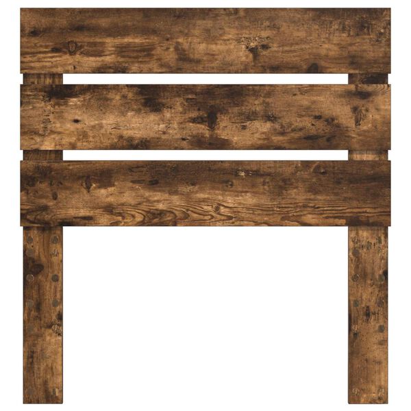 vidaXL Zagł&oacute;wek Dąb wędzony 90 cm Materiał drewnopochodny