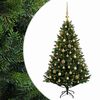 vidaXL Sztuczna choinka z bombkami 120 cm 150 LED Ciepła biel