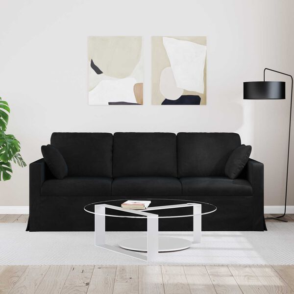 vidaXL Sofa Czarny