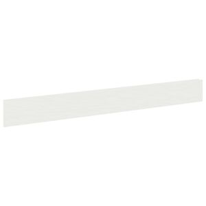 vidaXL Krawężnik do trawnika 10 szt. 100 x 12 cm Stal Biały