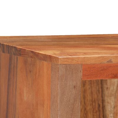 vidaXL Szafka, 40x30x122 cm, lite drewno z odzysku