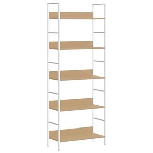 vidaXL Regał z 5 p&oacute;łkami, kolor dębu, 60x27,6x158,5 cm
