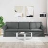 vidaXL Sofa Ciemnoszary