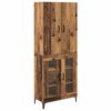 vidaXL Highboard Stare drewno 69,5 x 34 x 180 cm Drewno inżynieryjne