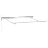 vidaXL Markiza zwijana Kremowy 300 x 200 cm Poliester i aluminium
