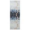 vidaXL Chodnik dywanowy LESAKA srebrny 50 x 300 cm Aksamit diamentowy