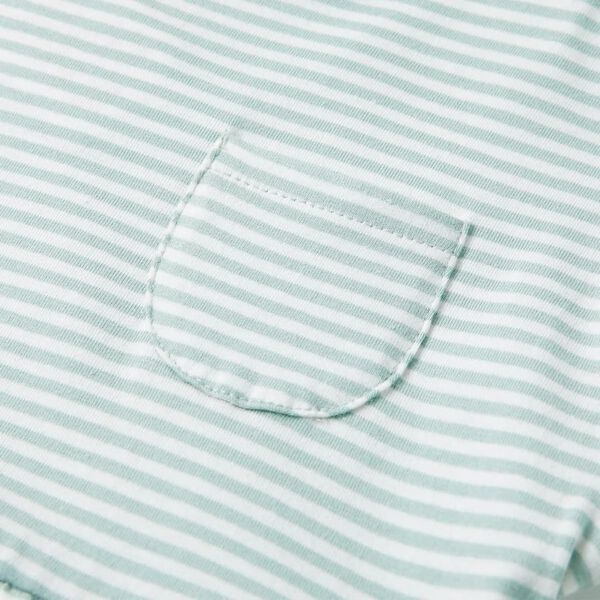 Sukienka dziecięca z falbankowymi rękawkami, miętowa, 140