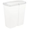 vidaXL Kosz na śmieci Biały 48,5 x 28 x 51 cm PP