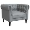 vidaXL Sofa Jasnoszary 78,5 x 74,5 x 74,5 cm Poliester