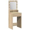 vidaXL Toaletka Dąb Sonoma 50 x 41 x 135 cm Drewno inżynieryjne