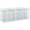 vidaXL Podniesione ł&oacute;żko gabionowe 150 x 50 x 60 cm Stal ocynkowana