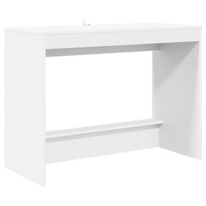 vidaXL Biurko ł&oacute;żkowe Biały Drewno inżynieryjne 100 x 45 x 75 cm