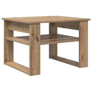 vidaXL Stolik kawowy Dąb rzemieślniczy 64 x 54 x 44 cm
