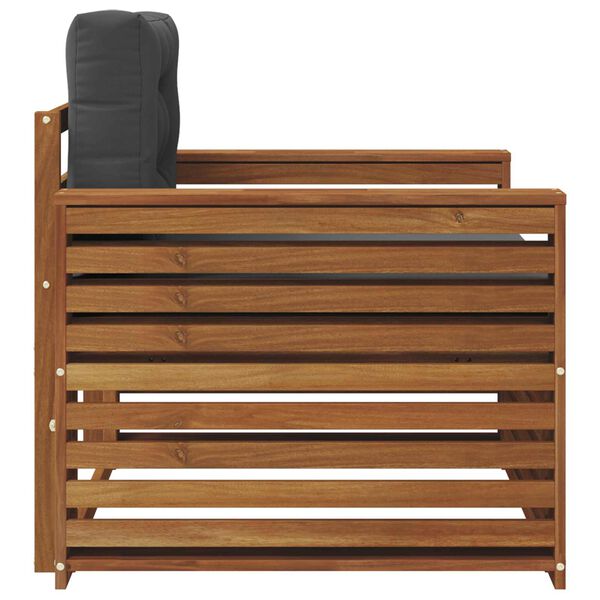 vidaXL Zestaw sof na zewnątrz Lite drewno akacjowe i poliester