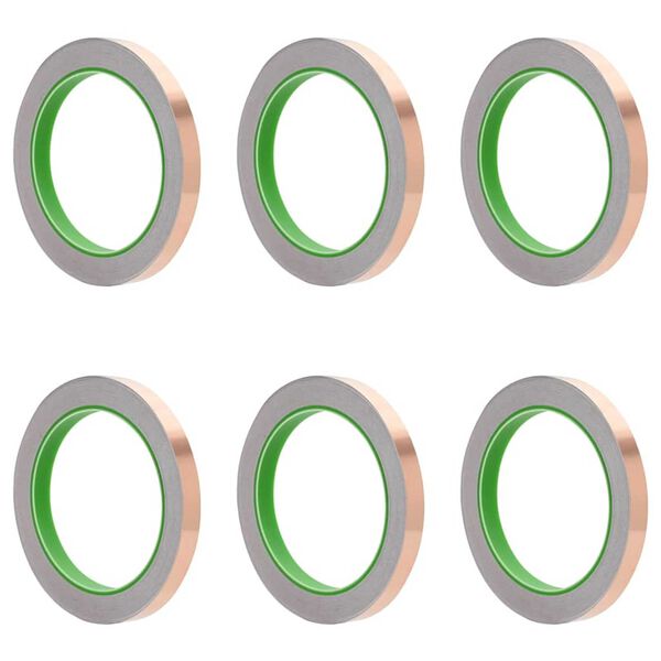 vidaXL Taśma miedziana 6 pcs miedziany 2000 x 1 cm miedziany