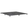 vidaXL Podstawa do parasola ciemno szary 100 x 100 x 4 cm Stal