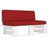 vidaXL Ogrodowa sofa środkowa z palet, impregnowane drewno sosnowe