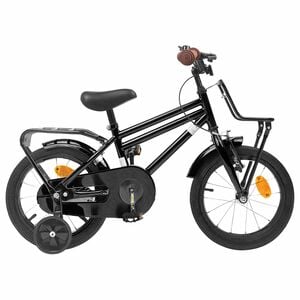vidaXL Rower Dziecięcy 12 Cali dla dzieci w wieku 2-4 lata Czarny